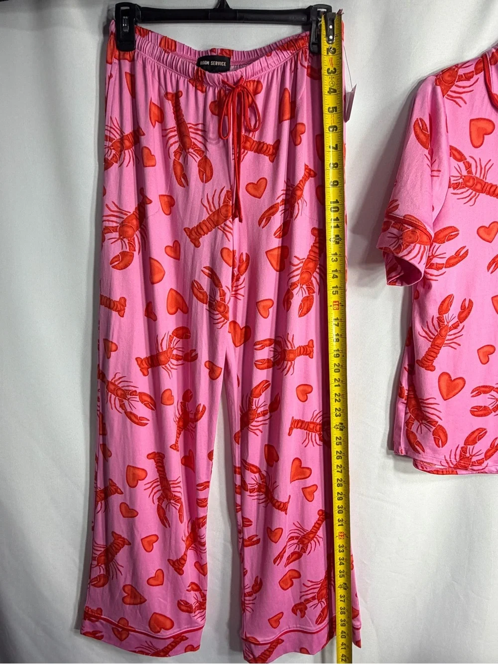 wild fable Pink and Red Lobster Heart Pajama Set for women’s size S new W tags